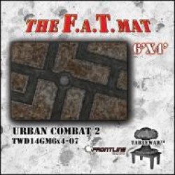 Wargaming Playmat F.A.T. Mat 6' x 4' Urban Combat 2